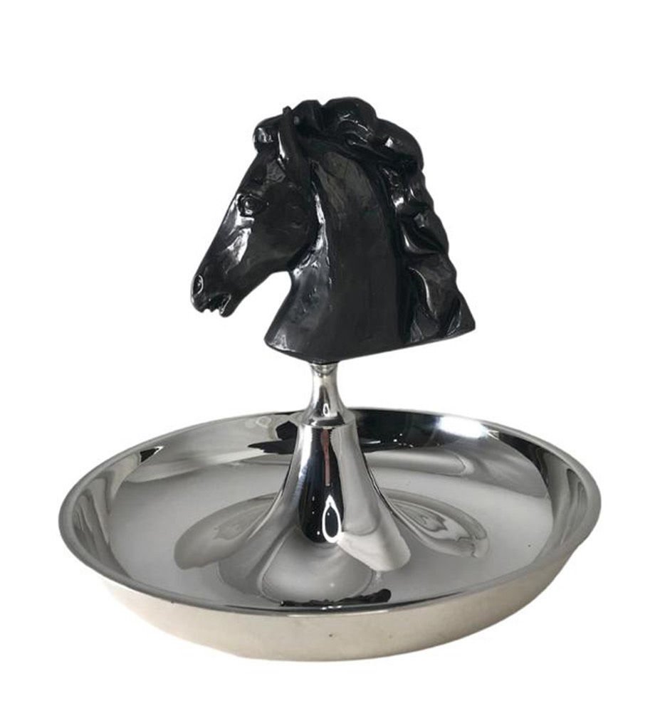 At Figürlü Servis Tabağı