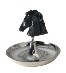 At Figürlü Servis Tabağı