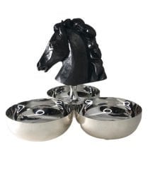 At Figürlü Üçlü Çerezlik