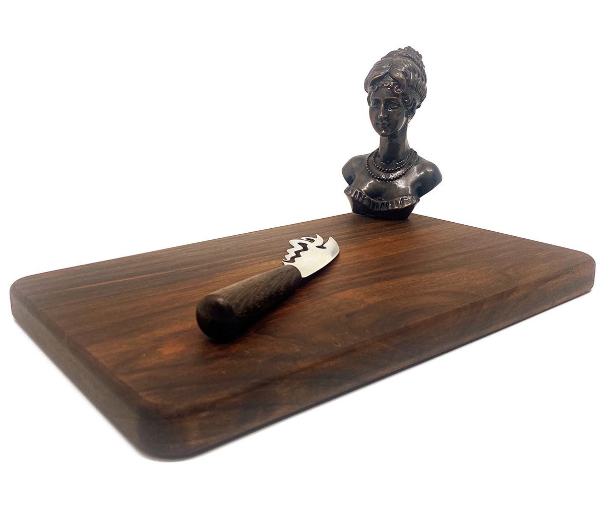Joséphine de Beauharnais Büstlü Ahşap Peynir Sunumu
