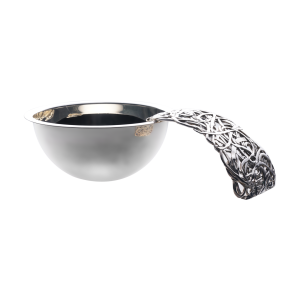 Örgülü Sonsuzluk Motifi Saplı Kase (Large)