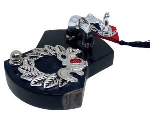 Mermer Ayaklı Gümüş Fil Bereketlik