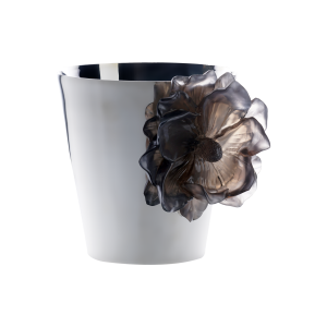 Antrasit Renk Çiçekli Buz Kovası