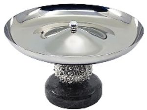 Mermer Kaideli Deniz Kestanesi Sunum Tablası (L)