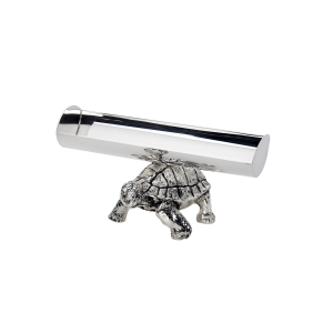 Kaplumbağa Figürlü Gümüş Kaplama Krakerlik