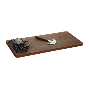 Antik Yengeç Marin Ahşap Peynir Sunumu (S)